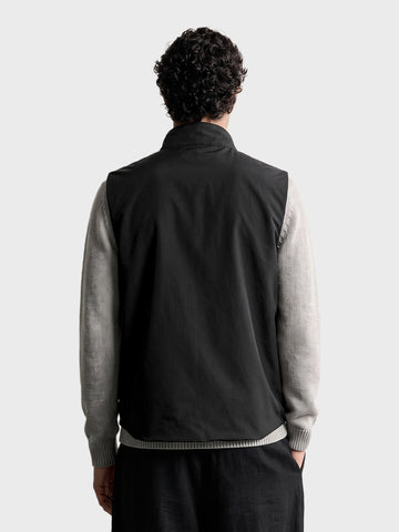 Men's Black Regular Fit Solid Casual Jacket