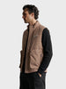 Men's Beige Regular Fit Solid Casual Jacket