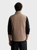 Men's Beige Regular Fit Solid Casual Jacket