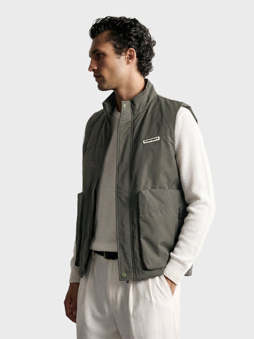 Men's Olive Regular Fit Solid Casual Jacket