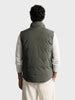 Men's Olive Regular Fit Solid Casual Jacket