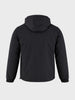 Men's Black Regular Fit Solid Casual Jacket