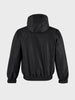 Men's Black Regular Fit Solid Casual Jacket