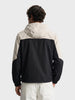 Men's Black Regular Fit Colourblocked Casual Jacket