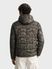 Men's Olive Regular Fit Camouflage Printed Casual Jacket