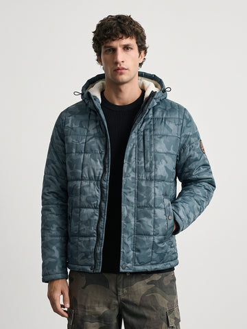 Men's Grey Regular Fit Solid Casual Jacket