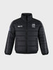 Men's Black Regular Fit Embroidered Casual Jacket
