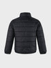 Men's Black Regular Fit Embroidered Casual Jacket