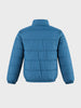 Men's Blue Regular Fit Graphic Printed Casual Jacket