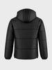 Men's Black Regular Fit Solid Casual Jacket