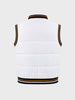 Men's White Regular Fit Embroidered Casual Jacket