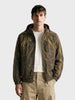 Men's Olive Regular Fit Solid Casual Jacket