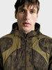 Men's Olive Regular Fit Solid Casual Jacket
