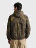 Men's Olive Regular Fit Solid Casual Jacket