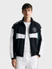 Men's Black Regular Fit Solid Casual Jacket