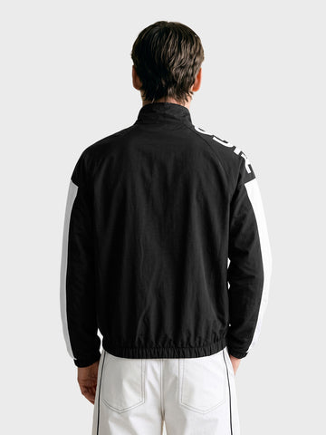 Men's Black Regular Fit Solid Casual Jacket