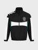 Men's Black Regular Fit Solid Casual Jacket
