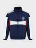 Men's Navy Blue Regular Fit Solid Casual Jacket