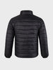 Men's Black Regular Fit Solid Casual Jacket