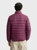 Men's Maroon Regular Fit Solid Casual Jacket