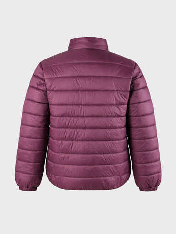 Men's Maroon Regular Fit Solid Casual Jacket
