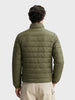 Men's Olive Regular Fit Solid Casual Jacket