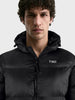 Men's Black Regular Fit Solid Casual Jacket