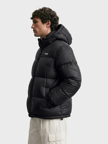 Men's Black Regular Fit Solid Casual Jacket