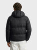 Men's Black Regular Fit Solid Casual Jacket