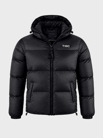 Men's Black Regular Fit Solid Casual Jacket