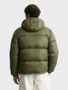 Men's Olive Regular Fit Solid Casual Jacket