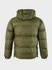 Men's Olive Regular Fit Solid Casual Jacket