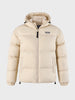 Men's Beige Regular Fit Solid Casual Jacket