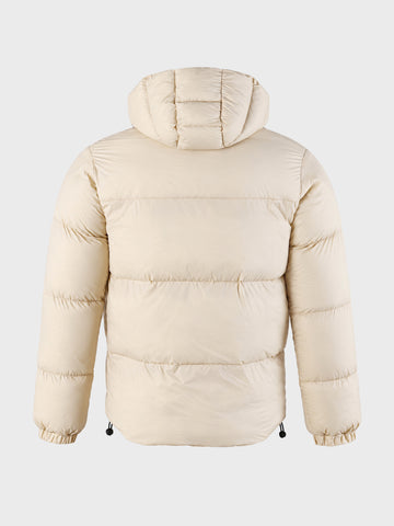 Men's Beige Regular Fit Solid Casual Jacket