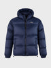 Men's Navy Blue Regular Fit Solid Casual Jacket