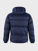 Men's Navy Blue Regular Fit Solid Casual Jacket