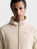 Men's Off White Regular Fit Solid Casual Sweatshirt