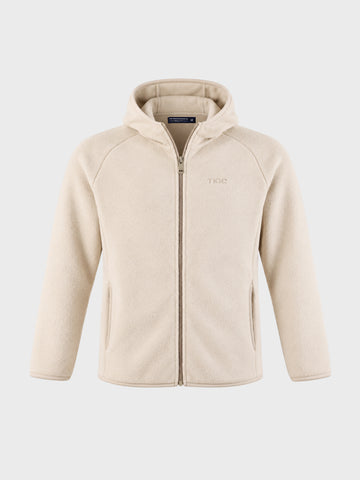 Men's Off White Regular Fit Solid Casual Sweatshirt
