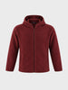 Men's Maroon Regular Fit Solid Casual Sweatshirt