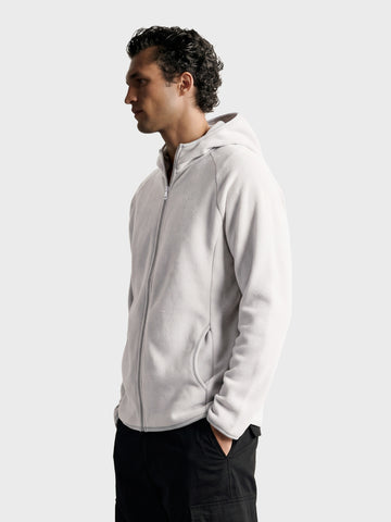 Men's Grey Regular Fit Solid Casual Sweatshirt