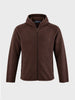 Men's Brown Regular Fit Solid Casual Sweatshirt