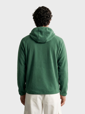 Men's Green Regular Fit Solid Casual Sweatshirt