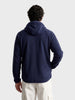 Men's Navy Blue Regular Fit Solid Casual Sweatshirt