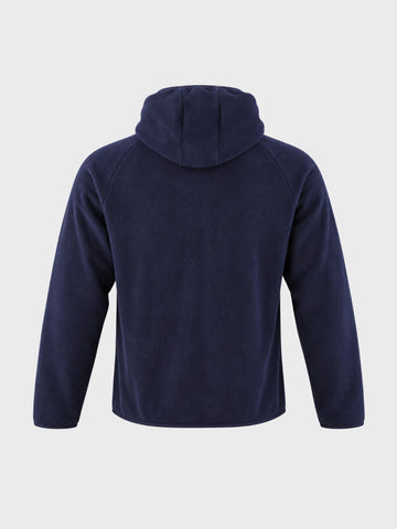 Men's Navy Blue Regular Fit Solid Casual Sweatshirt