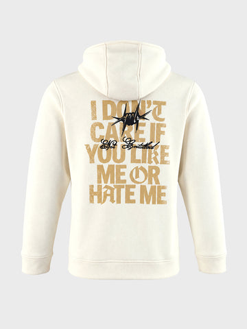 Men's Off White Relaxed Fit Printed Casual Sweatshirt