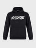 Men's Black Regular Fit Printed Casual Sweatshirt