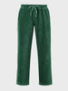Men's Green Regular Fit Solid Casual Sweatpants