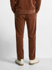 Men's Brown Regular Fit Solid Casual Sweatpants