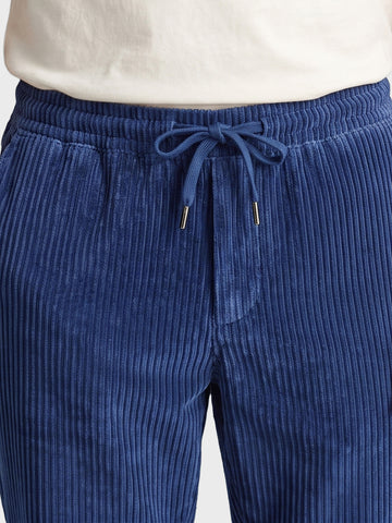 Men's Navy Blue Regular Fit Solid Casual Sweatpants