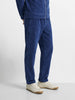 Men's Navy Blue Regular Fit Solid Casual Sweatpants